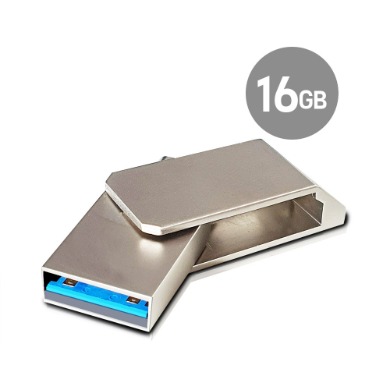 엣지04 16GB C타입 OTG 3.0 USB메모리 PC/스마트폰/태블릿/아이패드/아이폰15 호환