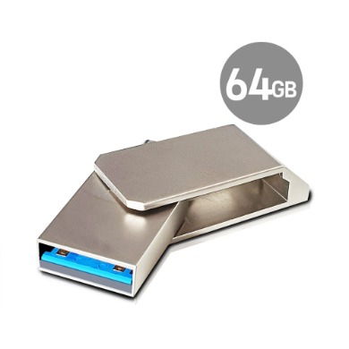 엣지04 64GB C타입 OTG 3.0 USB메모리 PC/스마트폰/태블릿/아이패드/아이폰15 호환
